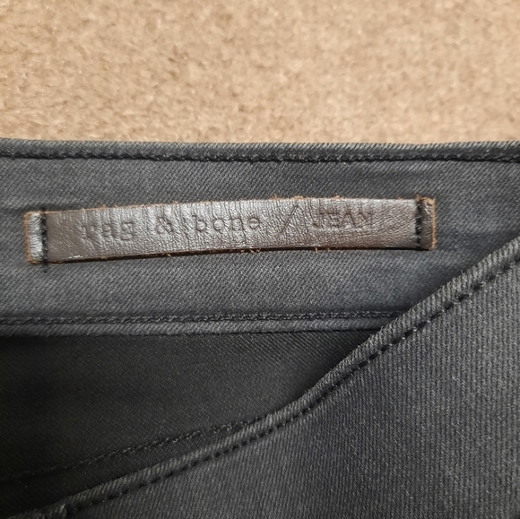 rag & bone (Size 26) Lace Up Jean Black - Picture 4 of 8